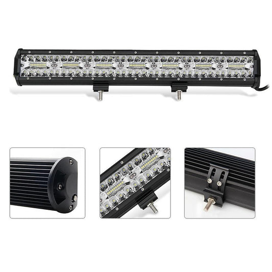 12D+ 20" (50см) LED BAR 240W прав ЛЕД лайт бар 6500K, долно захващане