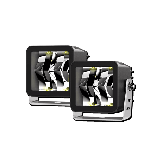 Комплект 2бр LED квадратни работни светлини 40W, Osram LED чип