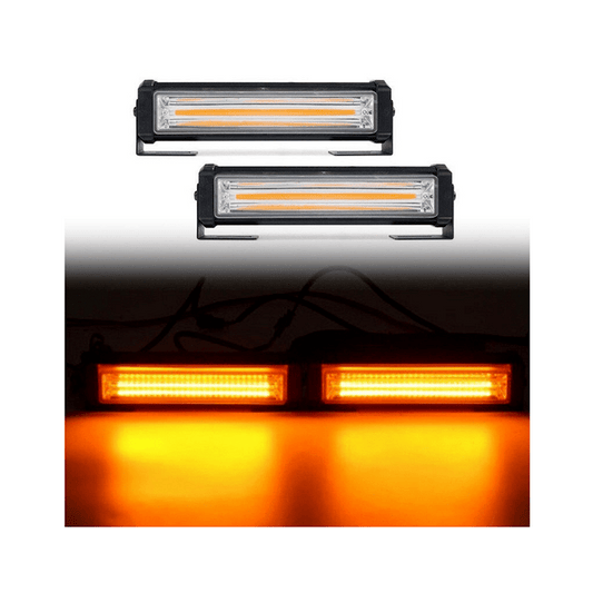 Комплект 2бр сигнална аварийна лампа 16см, С контролер, Блиц Маяк