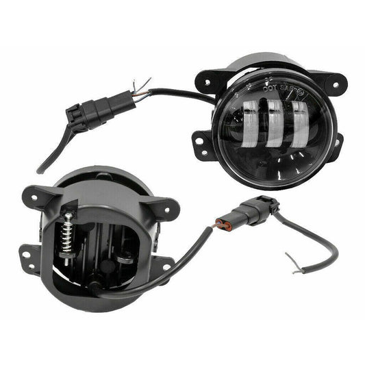 Комплект Универсални Кръгли 4" (100mm) LED халогени за вграждане 30W