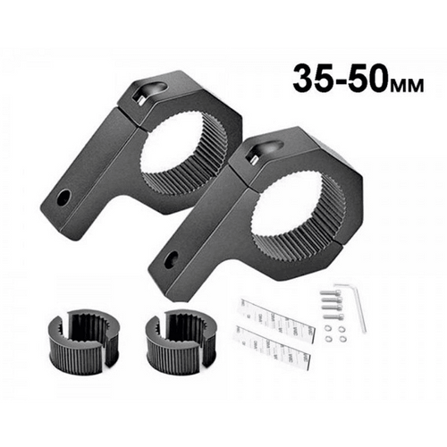 Комплект Универсални Скоби/Клампи за Монтаж на Лед Бар към тръба Ф35-50мм