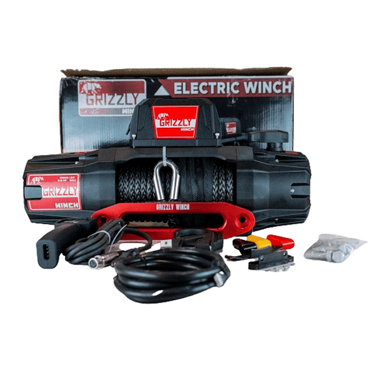 Лебедка Grizzly Winch 13500lbs (6123kg) 150:1 синтетично въже