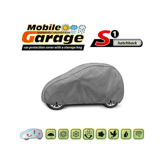 Висококачествено Покривало Kegel серия Mobile размер S1 за хечбек 250-270см x 134-143см, сиво